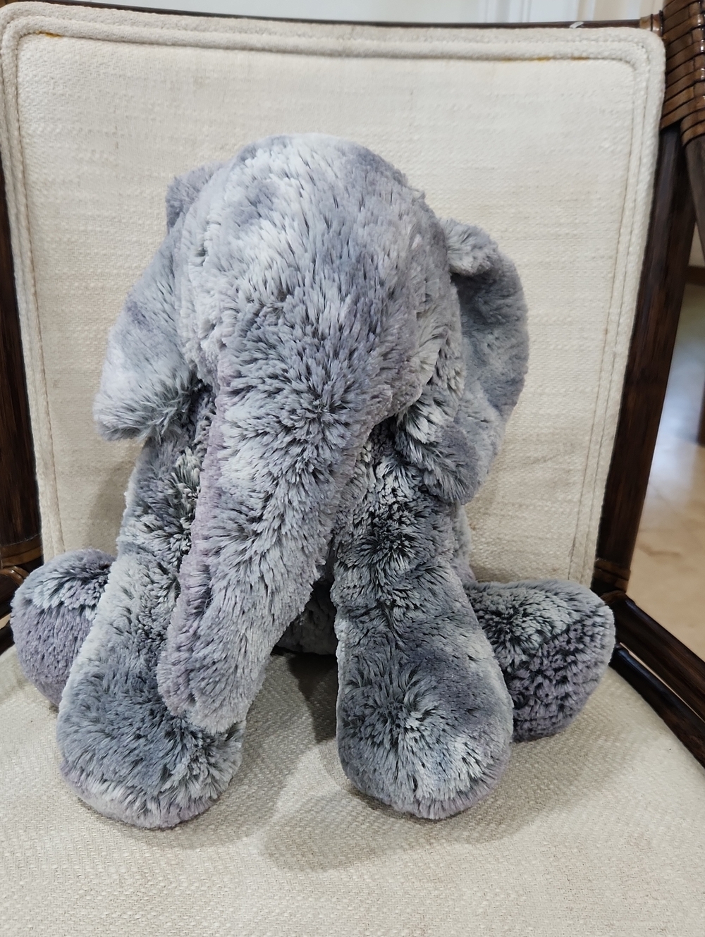Jellycat Soft Grey Plush Large Elephant